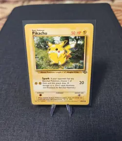 Pokemon Jungle Pikachu Card 60/64 Common Unlimited Edition TCG - Image 1