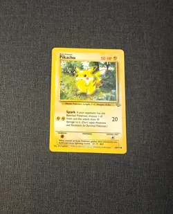 Pokemon Jungle Pikachu Card 60/64 Common Unlimited Edition TCG - Image 2