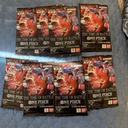 The Time of Battle Booster Pack One Piece Card Game English OP16 x8 - Image 1