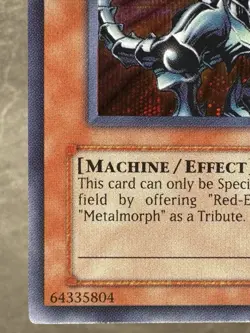 Red-Eyes Black Metal Dragon (Forbidden Memories) FMR-001 Yu-Gi-Oh! Video Game... - Image 5