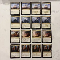 Magic the Gathering MTG Tri-lands Lot 16 Cards Set - Image 1