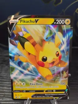 Pikachu V SWSH285 SWSH: Sword & Shield Promo Cards Holo NM - Image 1