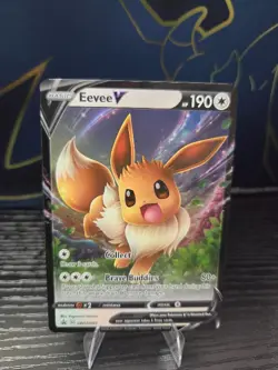 Eevee V SWSH065 Promo SWSH: Sword & Shield Promo Cards NM - Image 1