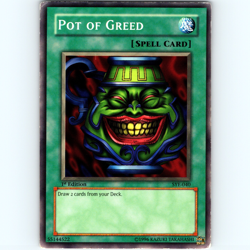 Yugioh Pot of Greed SYE-040 1st Edition Common - MP-LP 💎 - Image 1