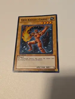 Yu-Gi-Oh! Gem-Knight Garnet #HA05-EN001 1st Edition Light Play - Image 1