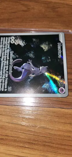 Mewtwo 052 Scarlet & Violet Promo Card Holo Illustration Rare - Image 3