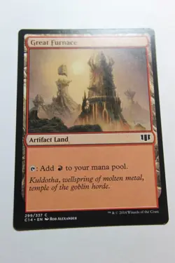 MTG Great Furnace x1- -Commander 2014-Lightly Played - Image 1