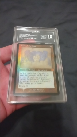 MTG, Helm of the Host, The Brothers' War (Schematic, Foil, Mythic) TAG Grade 10 - Image 2