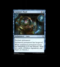 Curator's Ward 49 Uncommon Dominaria Magic: The Gathering Lightly Played - Image 1
