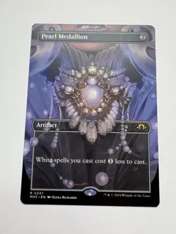 Pearl Medallion Borderless Modern Horizons 3 MTG Magic NM English x1 - Image 1