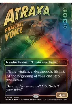 Atraxa, Praetors Voice Foil Promo - Amsterdam Festival in a Box Promo PRESALE - Image 1