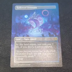 Hallowed Fountain (Borderless) Lorwyn Eclipsed 0347 MTG FRESH PULL MINT - Image 2