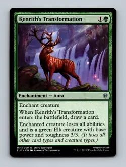 Kenrith's Transformation Throne of Eldraine Non-Foil MTG NM - Image 1