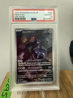 Pokemon TCG Mewtwo 183/165 PSA 10 - Image 1