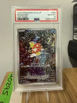 [PSA 10] Magikarp 080/073 Triplet Beat SV1a AR Art Rare Holo Japanese POKEMON - Image 1