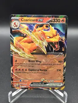Pokemon TCG Charizard EX 006/165 Scarlet & Violet 151 Double Rare, NM Condition. - Image 1