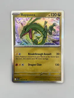Rayquaza 153/217 Rare Ascended Heroes Pokemon Holo Near Mint - Image 1