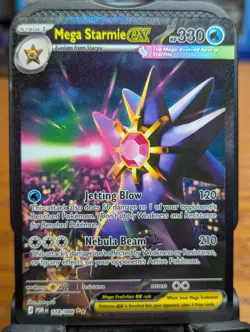 Pokemon TCG Perfect Order Mega Starmie ex Special Illustration Rare Holo 118/088 - Image 1