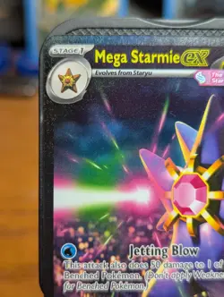 Pokemon TCG Perfect Order Mega Starmie ex Special Illustration Rare Holo 118/088 - Image 2
