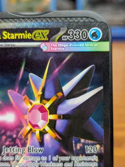 Pokemon TCG Perfect Order Mega Starmie ex Special Illustration Rare Holo 118/088 - Image 3
