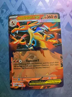 Mega Charizard Y ex 030 Holo Promo ME: Mega Evolution Promo Pokemon Near Mint - Image 1