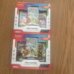 2x Pokemon: First Partner Illustration Collection Series 2 Brand New Sealed - Image 1