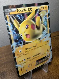 Pikachu EX XY174 Promo Holo MP 2016 Unlimited Pokemon TCG - Image 4