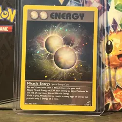 Pokemon TCG 2002 Neo Destiny Set: Miracle Energy 16/105 Rare Holo Card - LP/NM - Image 2
