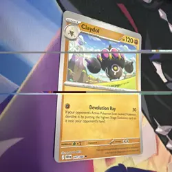 MISCUT ERROR Claydol 047/086 Pokemon TCG Chaos Rising Reverse Holo - Image 2