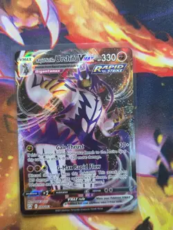 RAPID STRIKE URSHIFU VMAX 088/163 Holo VMAX Rare Battle Styles Pokemon Near Mint - Image 1
