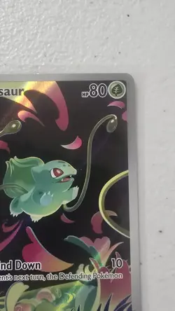 Pokemon Card Bulbasaur 133/132 Mega Evolution Stamped Promo - Image 3