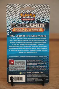 2011 Pokemon Black & White Noble Victories Blister Booster Pack Kyurem Art - Image 2