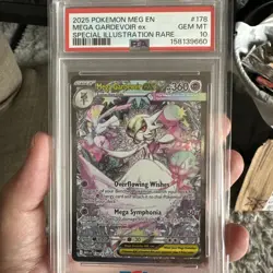 2025 POKEMON MEGA EVOLUTION SPECIAL ILLUSTRATION RARE MEGA GARDEVOIR EX PSA 10 - Image 1
