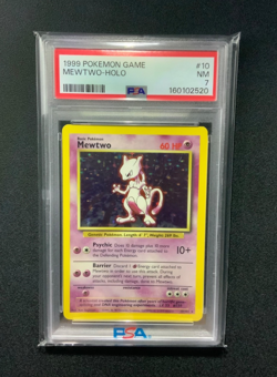 Pokemon TCG Mewtwo Base Set 10/102 Holo 1999-2000 Wizards Base Set Copyright... - Image 5
