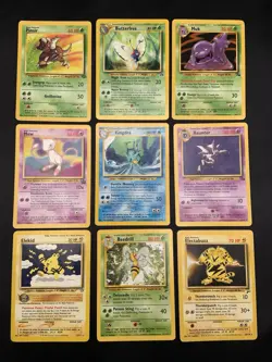 Vintage WOTC Pokemon Card Rare Lot - Fossil, Jungle, Neo Revelation 1999 MP/HP - Image 1