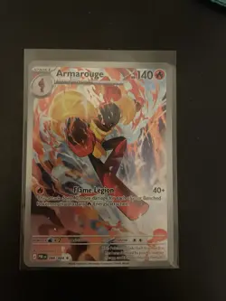 Armarouge 086/084 Pitch Black Illustration Rare Pokemon TCG NM - Image 1