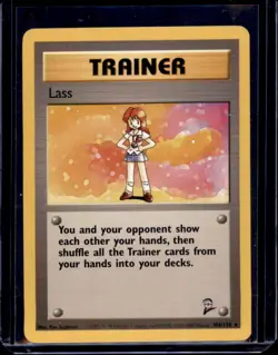 Lass 104/130 Rare Base Set 2 Pokemon Near Mint - Image 1