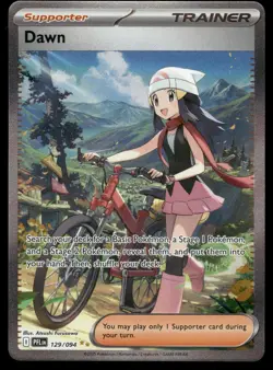 Dawn 129/094 Special Illustration Rare Phantasmal Flames Pokemon Holo Near Mint - Image 1