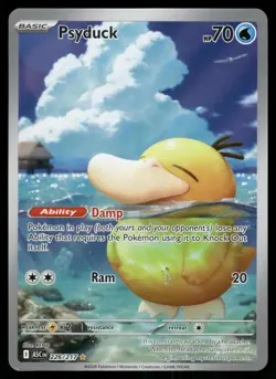 Psyduck 226/217 Illustration Rare Ascended Heroes Pokemon Holo Near Mint - Image 1