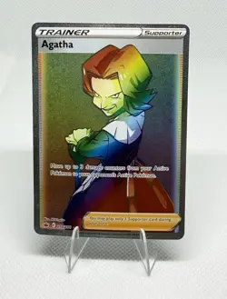 The Pokemon Company Agatha 210/198 SWSH06 Chilling Reign Secret Rare Holo ENG - Image 1