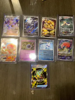 Pokemon Japanese 9 Card Lot! SRs ARs And More! All Cards In NM Condition!! - Image 1