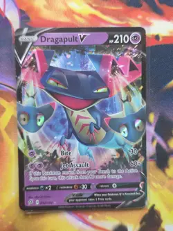 DRAGAPULT V 092/192 Holo V Rare Rebel Clash Pokemon Near Mint - Image 1