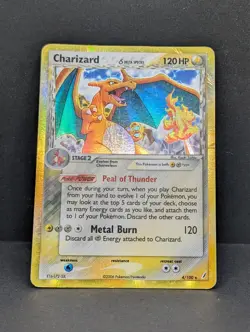 Charizard Delta Species 4/100 Crystal Guardians Holo Rare Pokemon TCG HP - Image 3