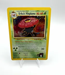 Erika's Vileplume 005/132 Gym Heroes Holo Rare EN 80HP Unlimited - Image 1