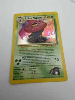 Erika's Vileplume 005/132 Gym Heroes Holo Rare EN 80HP Unlimited - Image 3