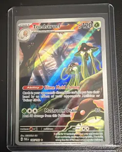 Pokemon TCG Toedscruel 185/182 Paradox Rift Illustration Rare - NM - Image 1