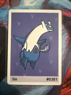Pookiemoot Gen 3 - Tio (Latios) #0381 - Pokemon Fan Art Non TCG - Image 1