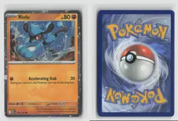 Riolu #076/132 Me01 Mega Evolution Common Cosmos Holo Pokemon TCG NM - Image 3