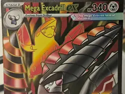Pokemon TCG Mega Excadrill ex 103/084 Pitch Black Ultra Rare Holo - Image 2