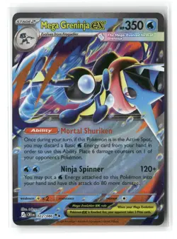 Mega Greninja ex Holo Double Rare Chaos Rising 022/086 Pokemon Near Mint - Image 1